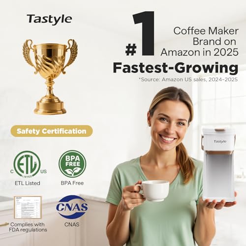 Mini Single Serve Coffee Maker for K Cups and Grounds with Handle