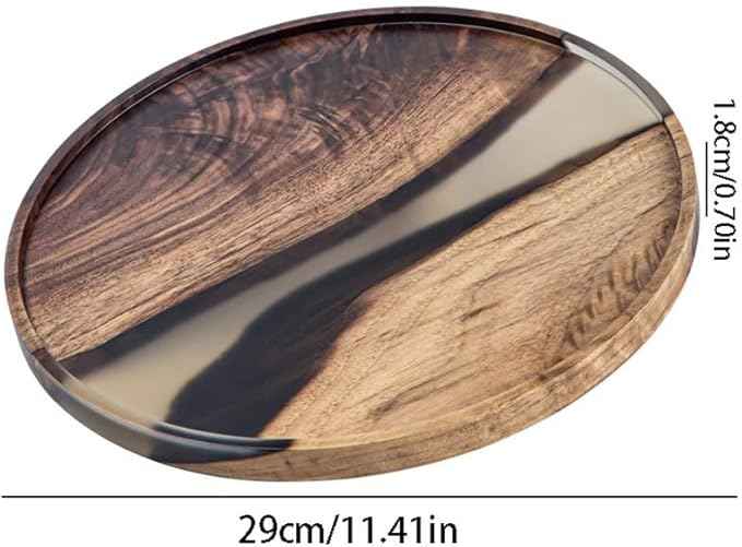 Tea Set 29 * 1.8cm Resin Small Tea Tray Household Tea Table Painted Dry Tea Table Creative Tray Chinese Tea Set