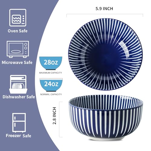 Ceramic Soup Bowls (6 Count)