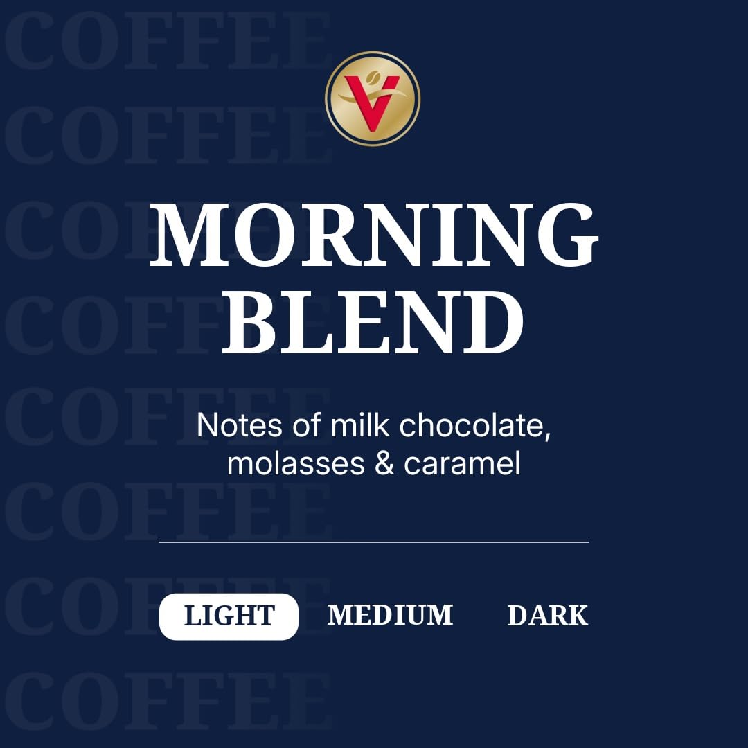Victor Allen's Coffee Morning Blend, Light Roast, 32 Count, Single Serve Coffee Pods for Keurig K-Cup Brewers