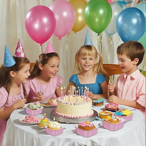 100Pack Mini Cake Pans with Lids (100 Count)