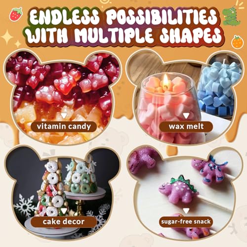 Gummy Bear Molds Silicone Mini Size