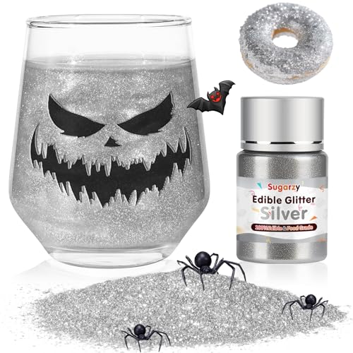 Edible Silver Glitter for Drinks