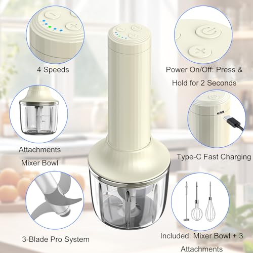 Cordless Hand Mixer MixgoII