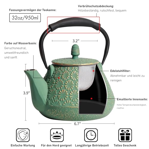 Cast Iron Teapot
