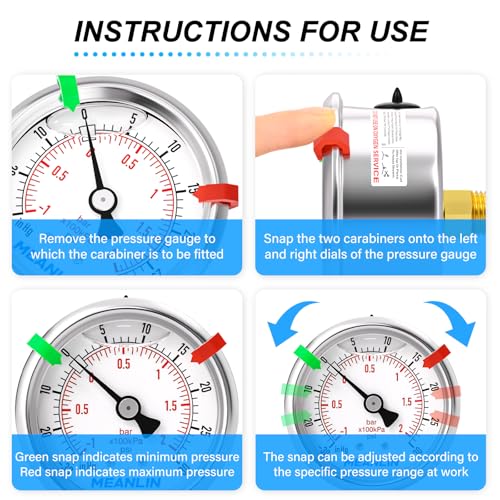 30inHG~30Psi Vacuum Pressure Gauge 1