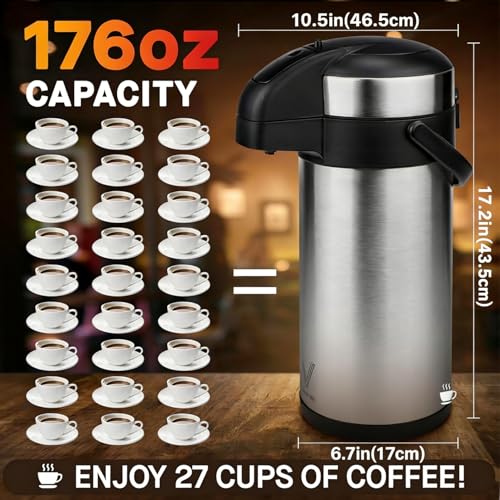 Airpot Coffee Dispenser with Pump