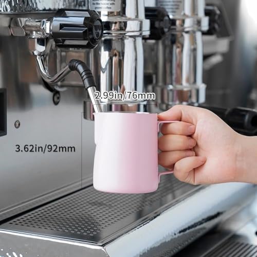 12oz Milk Frothing Pitcher Stainless Steel Espresso Steaming Jug