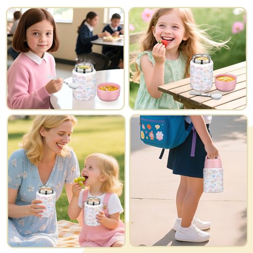 16oz Insulated Food Jar with Spoon