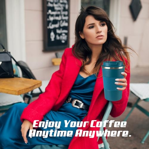 Vacuum Insulated Stainless Steel Travel Coffee Mug
