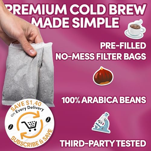 Sarasota Coffee 1905 Cold Brew Coffee Bags (8 Ounce)