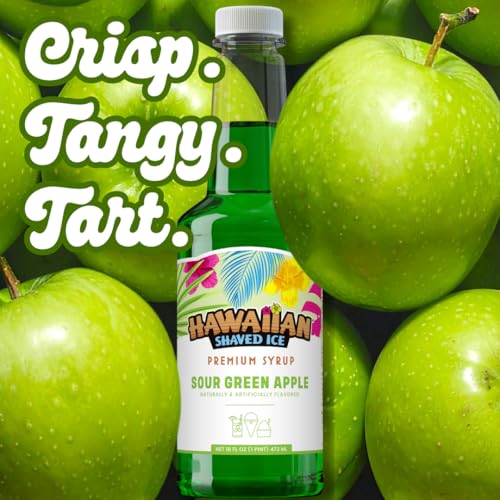 Sour Green Apple Syrup (16 Fl Oz)