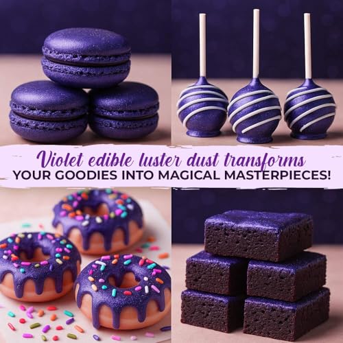 Purple Luster Dust Edible 20g