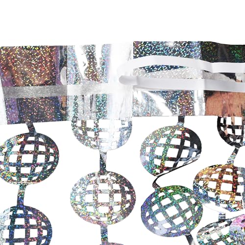 Disco Hanging Balls Fringe Backdrop (2 Count)