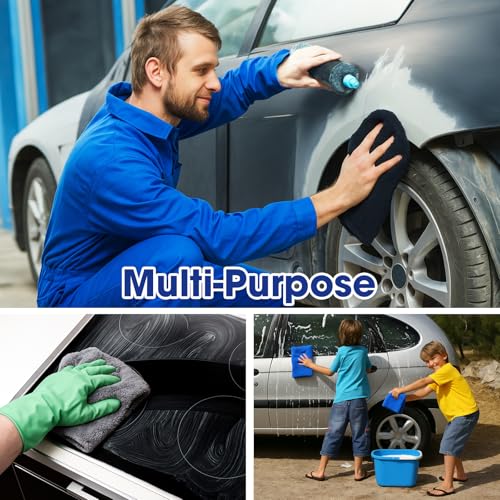 30 Pcs16 x 16 Inch Edgeless Microfiber Plush Towels for Cars Detailing Drying Wash Polishing Absorbent Cleaning Cloths