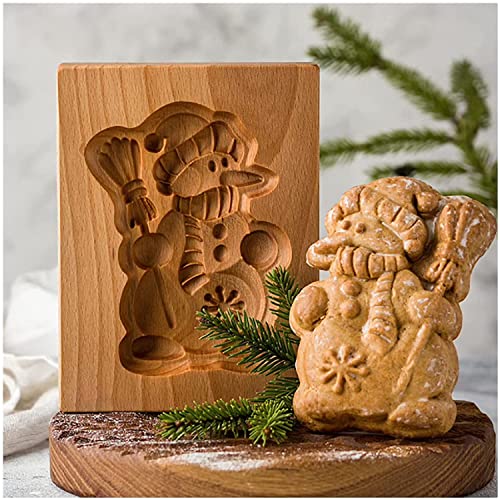 Wooden Springerle Cookie Molds for Baking
