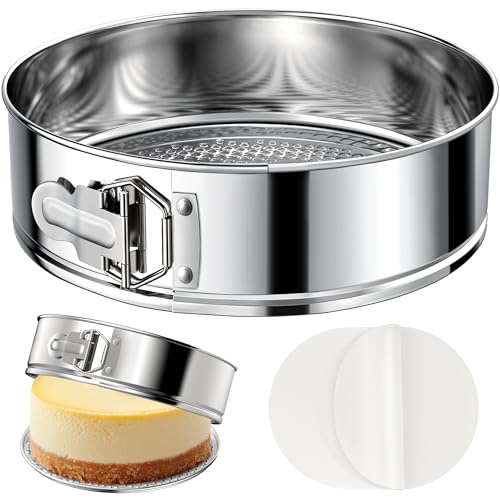 9 Inch 304 Stainless Steel Springform Pan with Removable Bottom