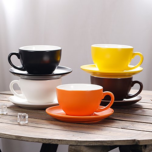 Porcelain Speciality Coffee Cup and Saucer