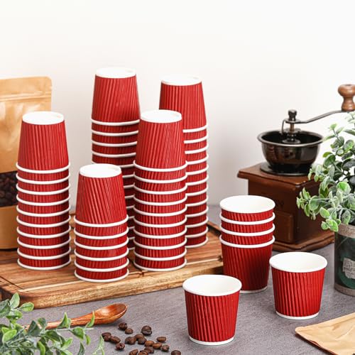 200 Pcs 4 oz Disposable Espresso Coffee Cups