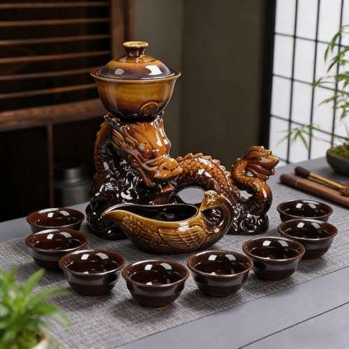 Chinese Gongfu Tea Set Ceramic Teapot with Infuser