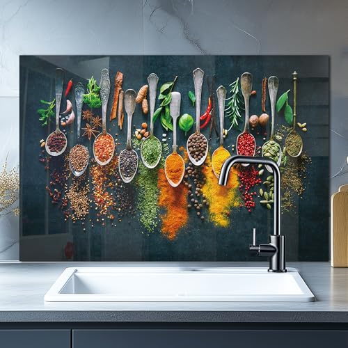 Tempered Glass Backsplash for Kitchen