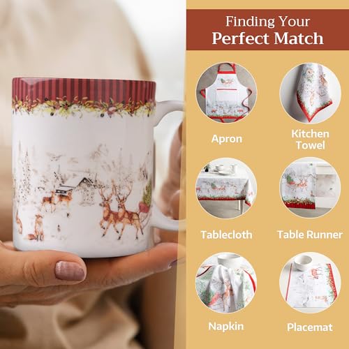 Coffee Mug with Handles Tea Cups (2 Count)