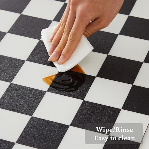 Checkered Dish Drying Mat for Kitchen Counter