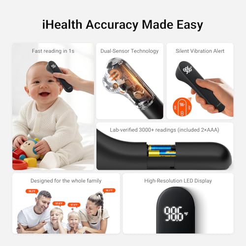 No Touch Forehead Thermometer for Adults