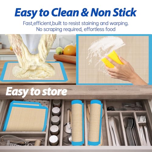 3 Pack Silicone Baking Mats (3 Count)