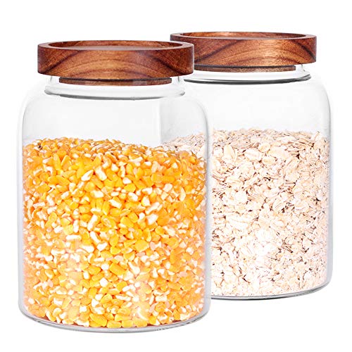 Glass Storage Jars with Airtight Lids