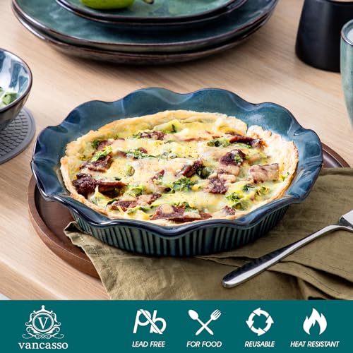 Ceramic Pie Pan for Baking (42 Ounce)