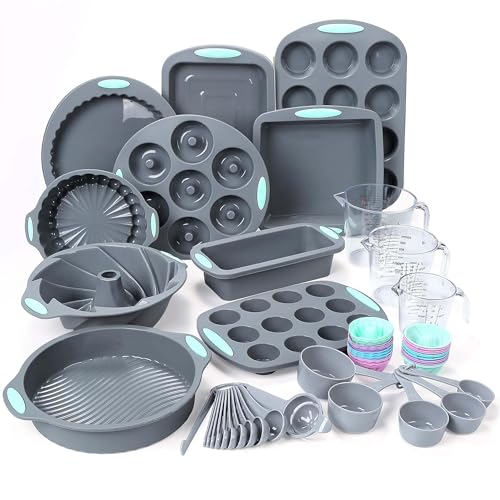 54 Pieces Silicone Baking Pans Set