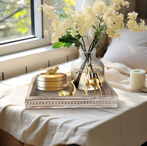 Square Wood Serving Tray