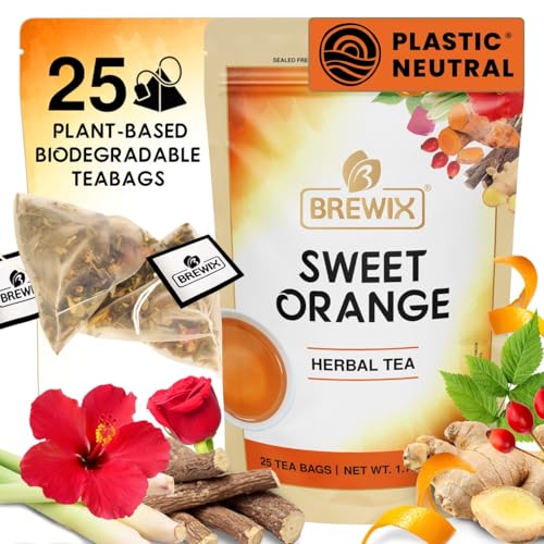 Sweet Orange Hibiscus Tea Bags (25 Count)