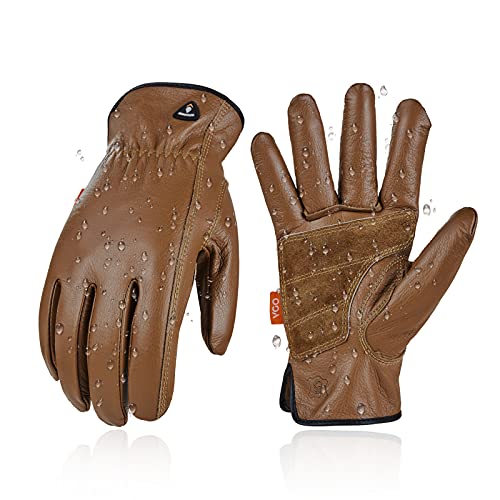 Unlined Full Leather Work Gloves