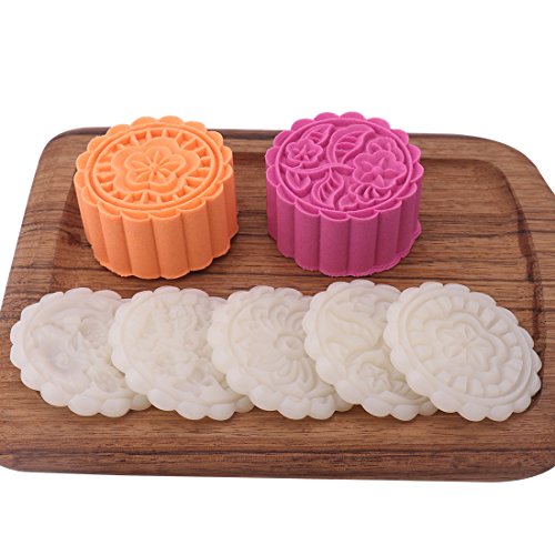 Cookie Stamp Mooncake Mold Set (5 Count)