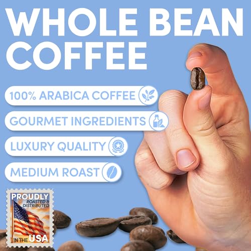 2 lb French Vanilla Whole Bean Coffee (32 Ounce)