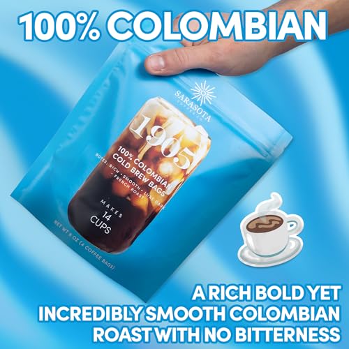 Sarasota Coffee 1905 Cold Brew Coffee Bags (8 Ounce)