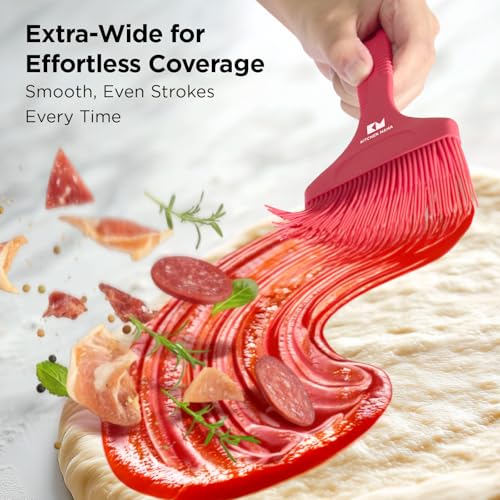 Platinum Silicone Extra Wide Pastry & Basting Brush Set (2 Count)