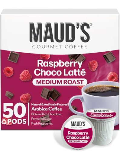 Raspberry Chocolate Flavored Coffee Pods (50 Count)