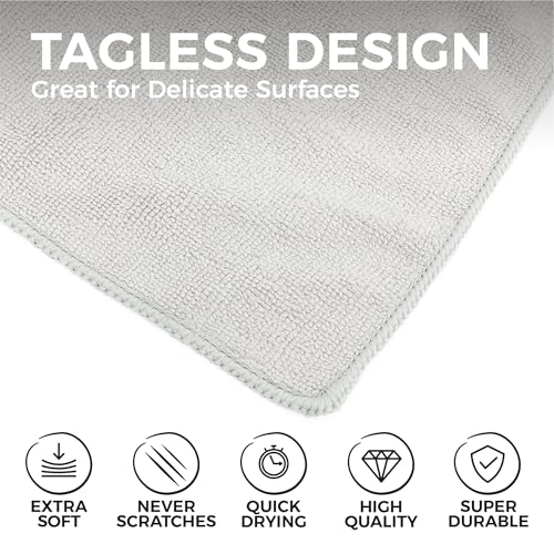 All Purpose Microfiber Terry Cleaning Towels (12 Count)