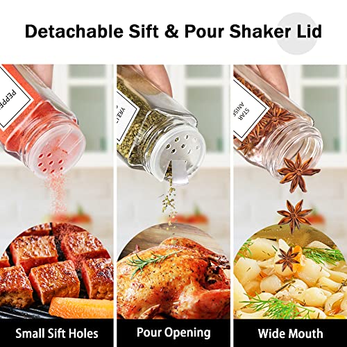 Spice Jars with Lable (48 Count)