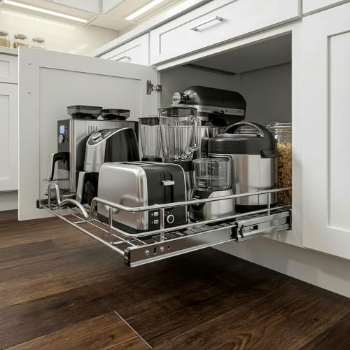 HOLD N' STORAGE Pull Out Cabinet Organizer