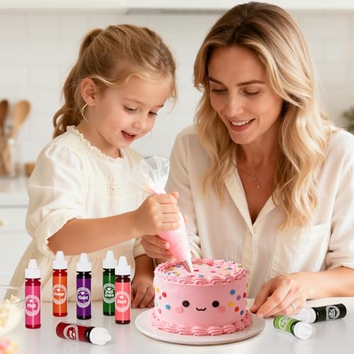 Oil Based Food Coloring for Chocolate 20 Colors .35 Fl Oz Bottles Food Grade Edible Dye for Baking Candy Melts (7 Fl Oz)