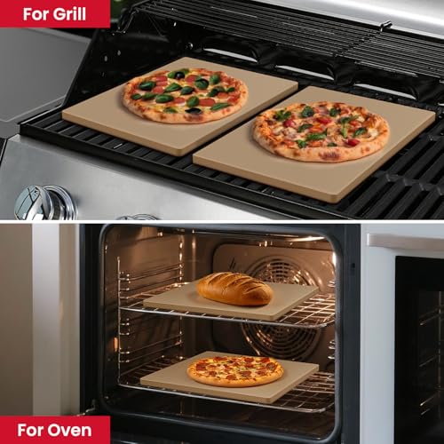 2 PCS Pizza Stones Set