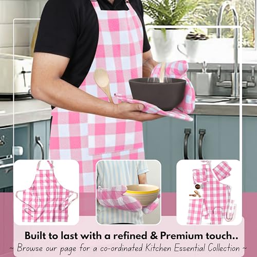 Buffalo Plaid Check Oven Mitts and Pot Holders Set of 4 (4 Count)