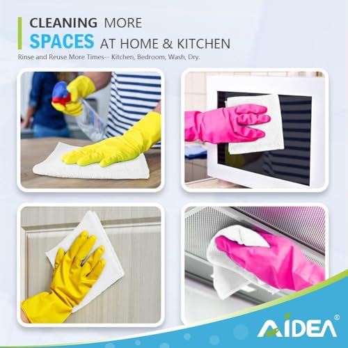 Microfiber Cleaning Cloth White (400 Count)