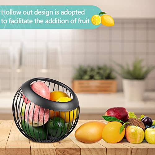 2 Pieces Coffee Pods Holder K Pods Holder Large Capacity Coffee Pod Baskets Stainless Steel Cup Organizer Sturdy for Espresso Capsule Pot Storage Metal Wire Fruit Bowl Snack Storage (2 Count)