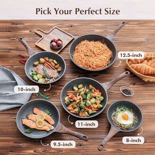 12.5 Inch Nonstick Frying Pan Skillet
