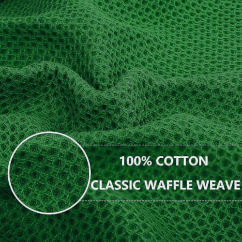 100% Cotton Waffle Weave Kitchen Dish Cloths 6 (6 Count)